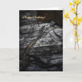 あなたは私のハートを溶走かして、金ゴールドの川で カード (黄色い花)