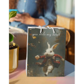 あなたは私のハートを盗んだ、ハート泥棒バニー ミディアムペーパーバッグ