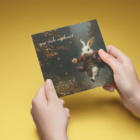 あなたは私のハートを盗んだ、ハート泥棒バニー 招待状