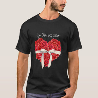 あなたは私のハートを盗んだ バレンタインデー Tシャツ