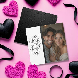 あなたは私のハートクリーン黒バレンタインを取った シーズンカード