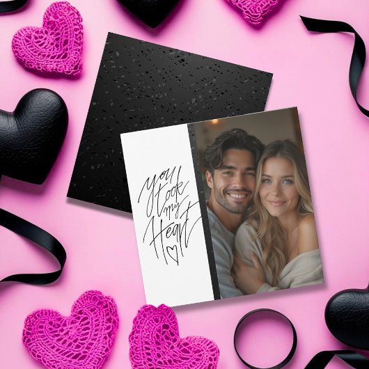 あなたは私のハートクリーン黒バレンタインを取った シーズンカード