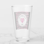 あなたは私のハートジャンプを作る、バレンタインデー タンブラーグラス (裏面)