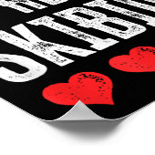 あなたは私のハートスキビおもしろいディのバレンタインデーの子供を作る ポスター (角)