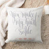 あなたは私のハートスマイル クッション (ブランケット)