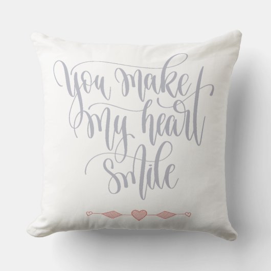 あなたは私のハートスマイル クッション (正面)