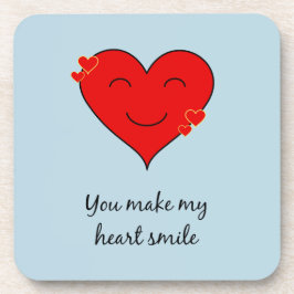 あなたは私のハートスマイル コースター