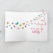 あなたは私のハートバレンタインデーのカードをフラッタ シーズンカード (内部)