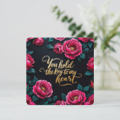 あなたは私のハートバレンタインデーの鍵を持っている シーズンカード (スタンド正面)