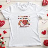 あなたは私のハートビートを速くする,おもしろいレトロVelentine Tシャツ