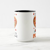 あなたは私のハートピザかわいい新婚ギフトを持っている マグカップ (中央)