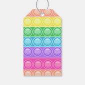 あなたは私のハートポップ・アートのバレンタインラベル ギフトタグ (裏面)