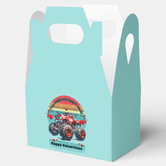 あなたは私のハートレース赤いモンスタートラックにする フェイバーボックス (オープン)