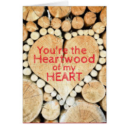あなたは私のハートロマンチックなカードの心の木