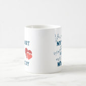 あなたは私のハート歩くの外の体1 コーヒーマグカップ (中央)