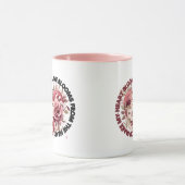 "あなたは私のハート開花を作る"マグカップ マグカップ (中央)