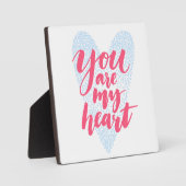 あなたは私のハート フォトプラーク (正面)