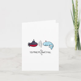 あなたは私のハートPingノートカードを作る カード