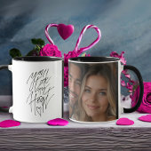 あなたは私のハートRomantic Black写真を撮った マグカップ