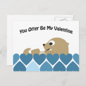 あなたは私のバレンタインとハート シーズンポストカード (正面/裏面)