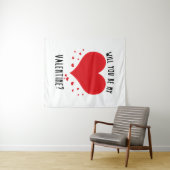 あなたは私のバレンタインになれますか？ タペストリー (インサイチュ(横))