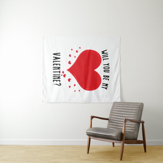 あなたは私のバレンタインになれますか？ タペストリー (インサイチュ(横))