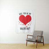 あなたは私のバレンタインになれますか？ タペストリー (インサイチュ)