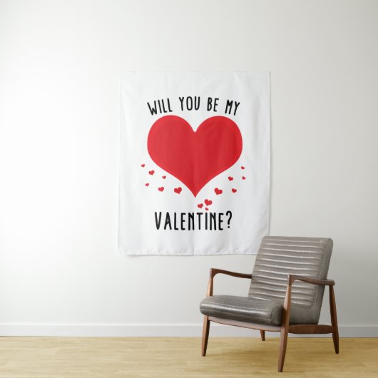 あなたは私のバレンタインになれますか？ タペストリー (インサイチュ)