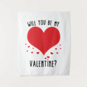 あなたは私のバレンタインになれますか？ タペストリー (正面)