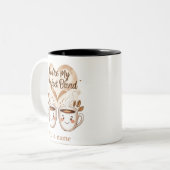 あなたは私のバレンタインにぴったりだ ツートーンマグカップ (正面左)