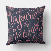 あなたは私のバレンタインの黒板 |装飾用クッション クッション (裏面)