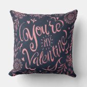 あなたは私のバレンタインの黒板 |装飾用クッション クッション (正面)