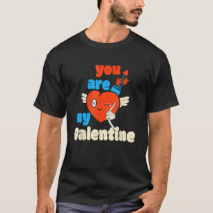 あなたは私のバレンタインデーのキューピッドハートアローハッピーヴァレン Tシャツ