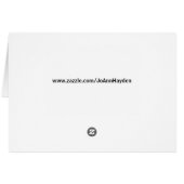 あなたは私のバレンタイン美しいカード (裏面横)