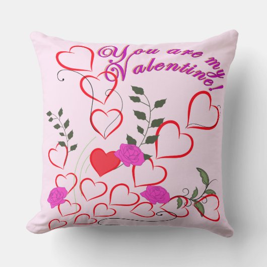 あなたは私のバレンタイン クッション (正面)