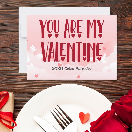 あなたは私のバレンタイン シーズンカード