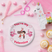 あなたは私のバレンタイン – バレンタインデーパーティー ペーパープレート (パーティー)