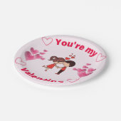 あなたは私のバレンタイン – バレンタインデーパーティー ペーパープレート (アングル)