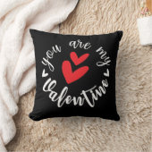 あなたは私のバレンタイン、二つの小さなハート クッション (ブランケット)