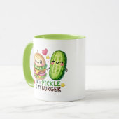 あなたは私のバーガーに漬ける マグカップ (正面左)