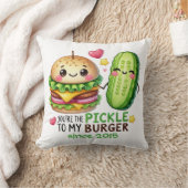 あなたは私のバーガーへのピクルス – デカスタマイズート クッション (ブランケット)