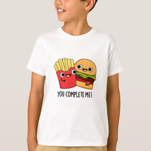 あなたは私のバーガーフおもしろいリーズのパンを完了 Tシャツ (正面)