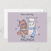 あなたは私のパルパカはがきです ポストカード (正面/裏面)