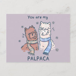 あなたは私のパルパカはがきです ポストカード