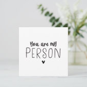 あなたは私のパーソンフラットカード カード (スタンド正面)