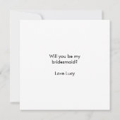 あなたは私のパーソンフラットカード カード (裏面)