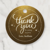 あなたは私のパーティーに参加してくれてありがとう フェイバータグ (正面)