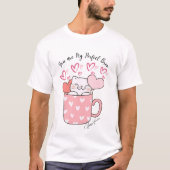 あなたは私のパーフェクトなコーヒーの淹れ方の猫 Tシャツ (正面)