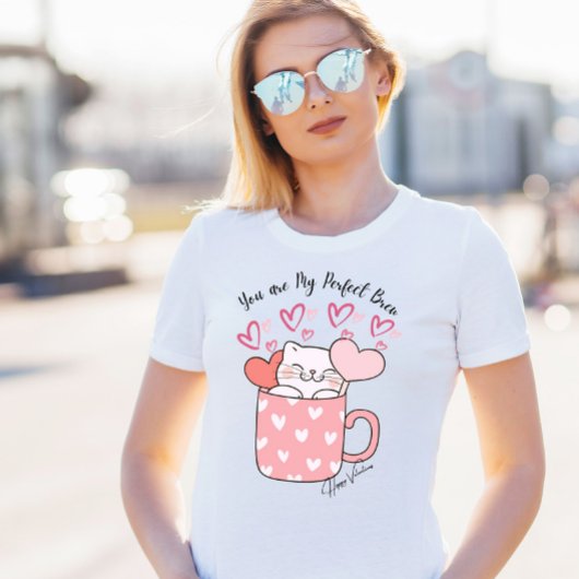 あなたは私のパーフェクトなコーヒーの淹れ方の猫 Tシャツ