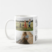 あなたは私のヒーローパパ父のフォトコラージュ コーヒーマグカップ (左)